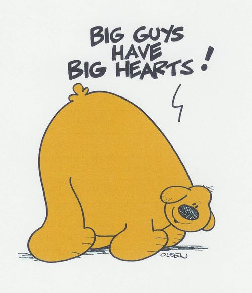 'Big guys have big hearts!'