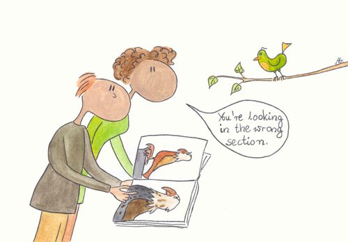 'You're looking in the wrong section.'