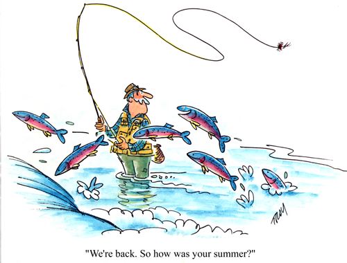'We're back. So how was your summer?'