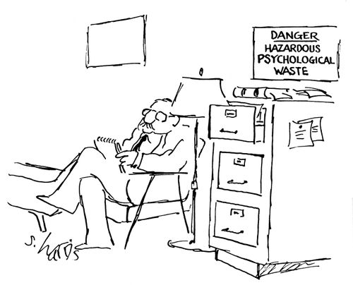Danger - Hazardous Psychological Waste.