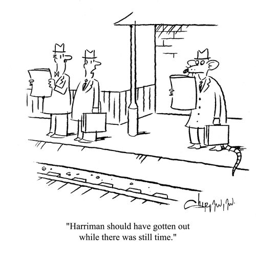 'Harriman should have gotten out while there was still time.'
