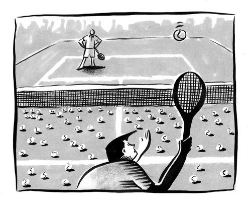 Tennis players.