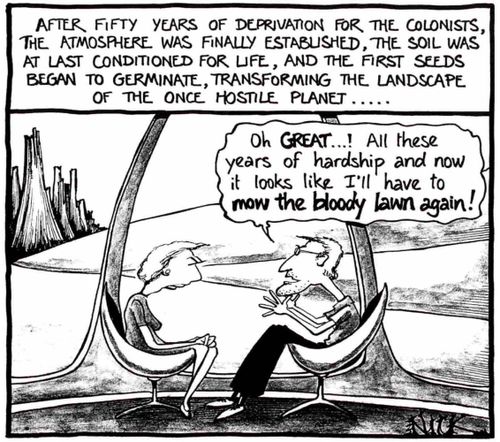 Fifty years of deprivation for the colonists...