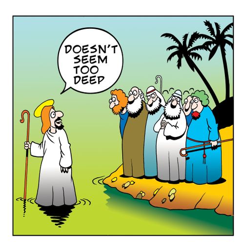 Jesus the comedian.