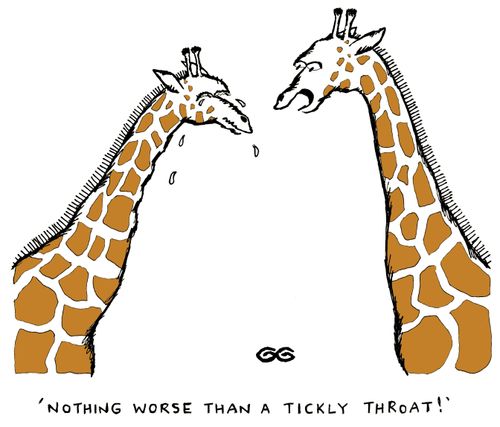 'Nothing worse than a tickly throat!'