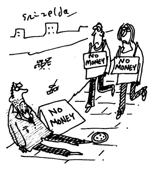 No Money a Common Phenomenon