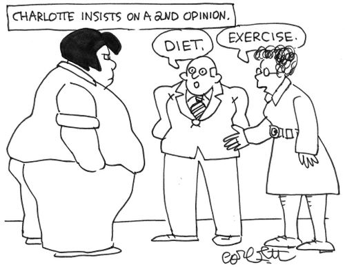 Charlotte insists on a second opinion.