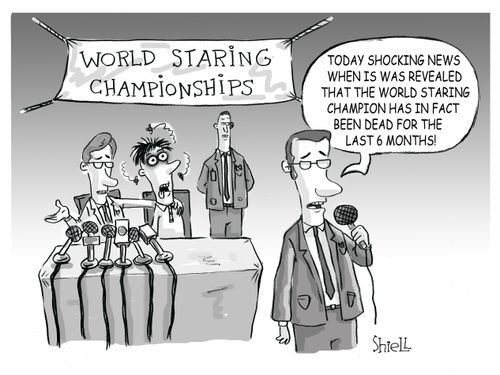 Controversy at the World Staring Championships