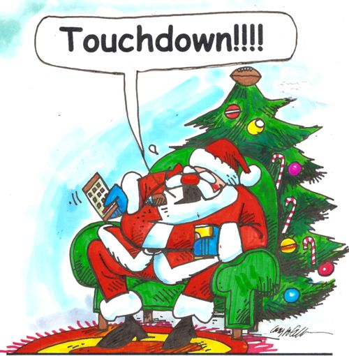 Touchdown Santa!