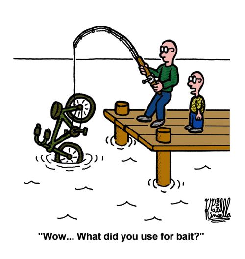 'Wow... What did you use for bait?'