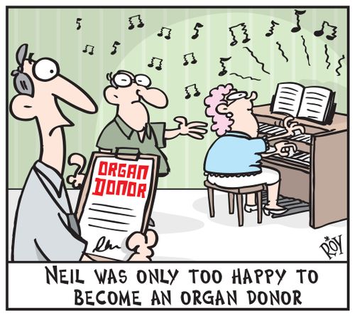 Neil was only too happy to become an organ donor.