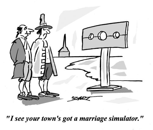'I see your town's got a marriage simulator.'