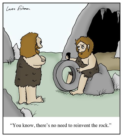 'You know, there's no need to reinvent the rock.'