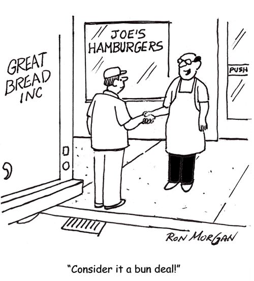 'Consider it a bun deal.'
