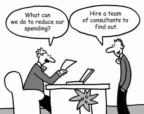 'What can we do to reduce our spending?'