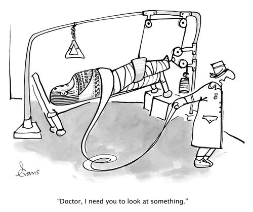 'Doctor, I need you to look at something.'