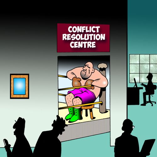 Conflict resolution centre. 