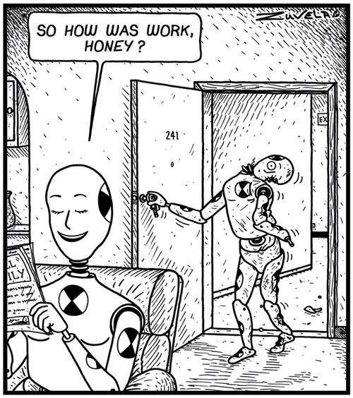 'So how was work, Honey?' 