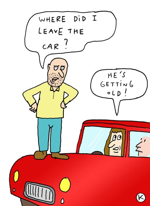 'He's getting old.'