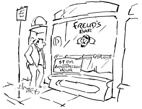 Freud's Bar: Introspection Hour.