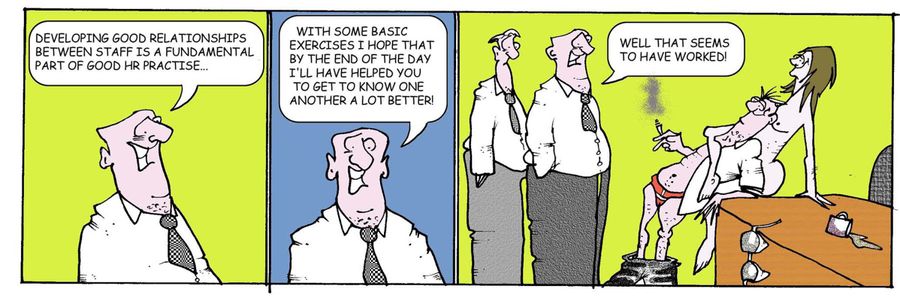 Office relationships.