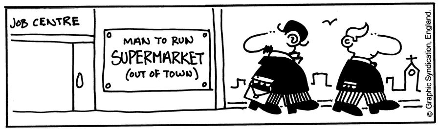 Man to run supermarket (out of town)