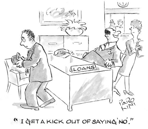 'I get a kick out of saying 'no'.'
