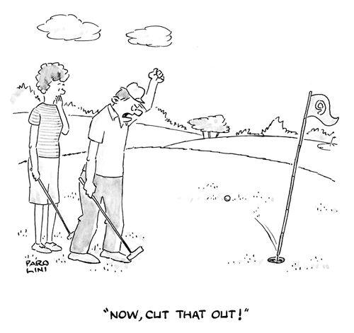 'Now, cut that out!'