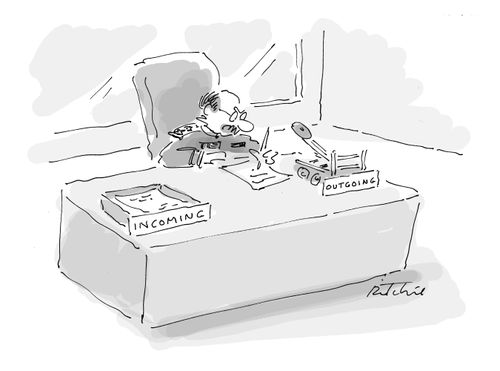 Outgoing box is a catapult.