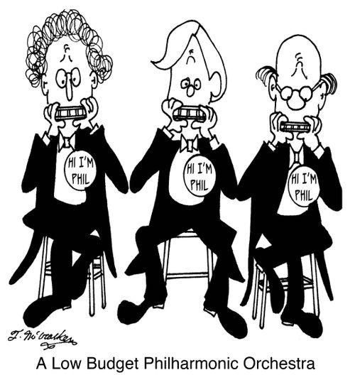 A Low Budget Philharmonic Orchestra