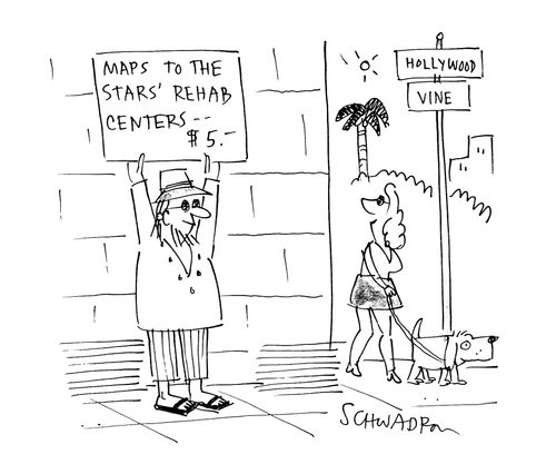 Maps to the Stars Rehab Centres.