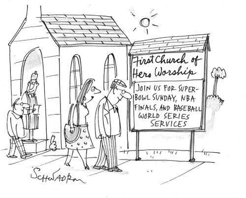 Church for sports worshipers.