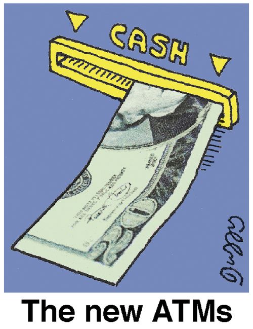 The new ATMs.