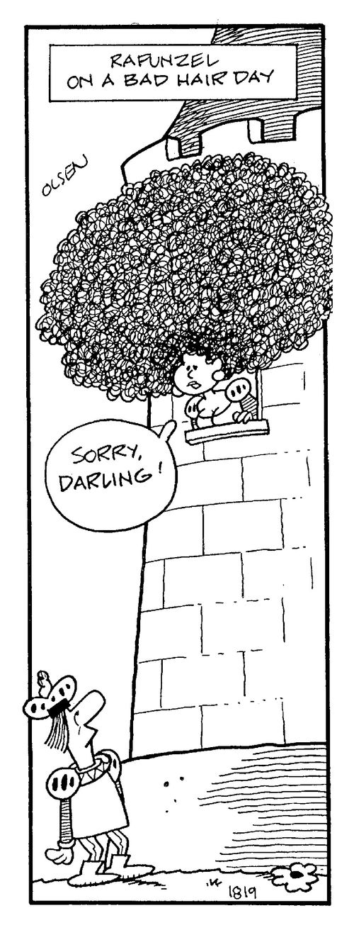 Rapunzel On a Bad Hair Day