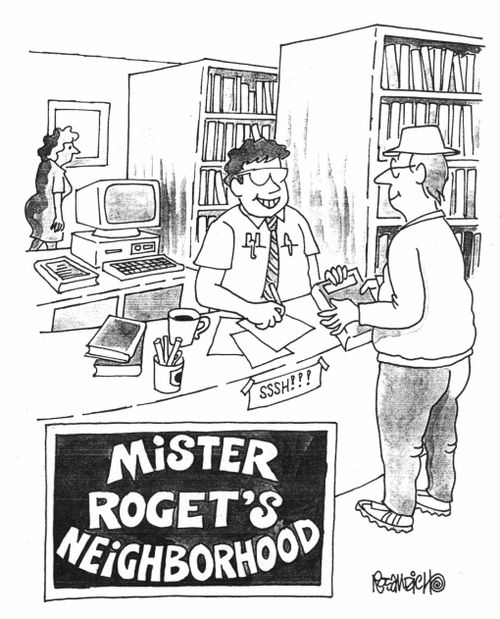'Mister Roget's neighborhood'