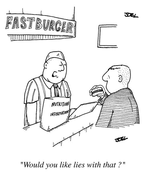 Fastburger - would you like lies with that 