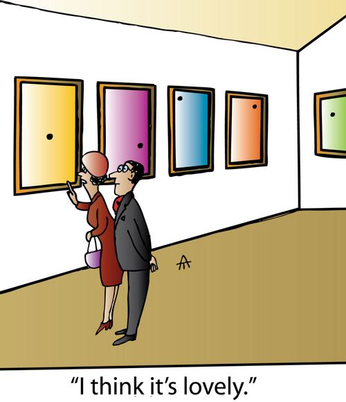 Art gallery: 'I think it's lovely.'