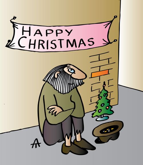 The Christmas Beggar