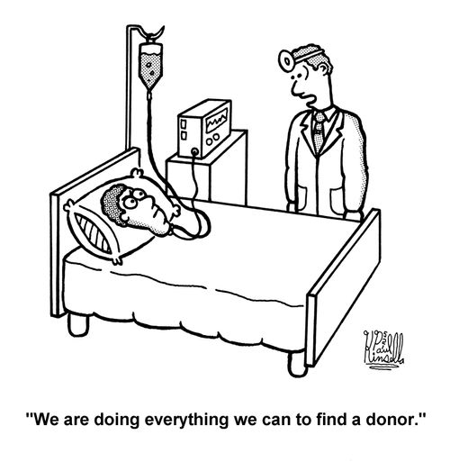 'We are doing everything we can to find a donor.'
