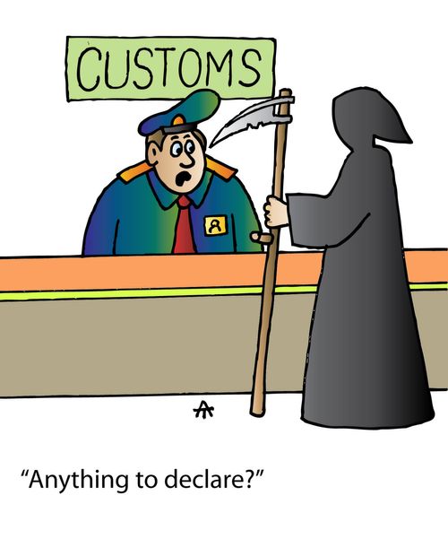 'Anything to declare?'