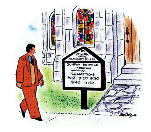 Sunday service 9:00am - Collections 9:10am, 9:20am, 9:30am, 9:40am and 9:50am.