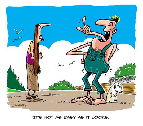 "It's not as easy as it looks."