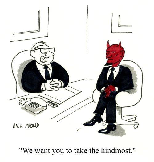 'We want you to take the hindmost.'