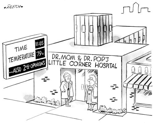 Dr. Mom and Dr. Pop's Little Corner Hospital