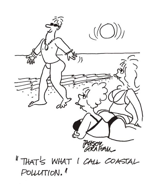 "That's what I call coastal pollution."