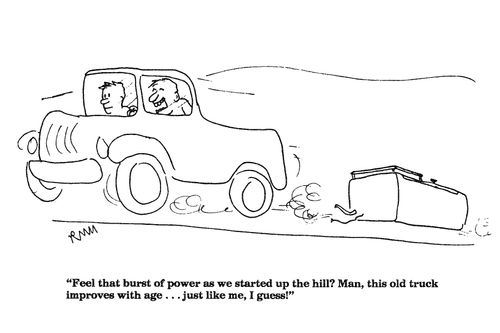'Feel that burst of power as we started up the hill?...'