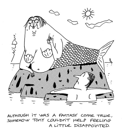 Although it was a fantasy come true, somehow Tony couldn't help feeling a little disappointed.