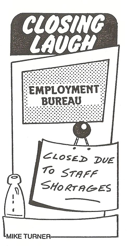 Employment Bureau: Closed Due to Staff Shortages