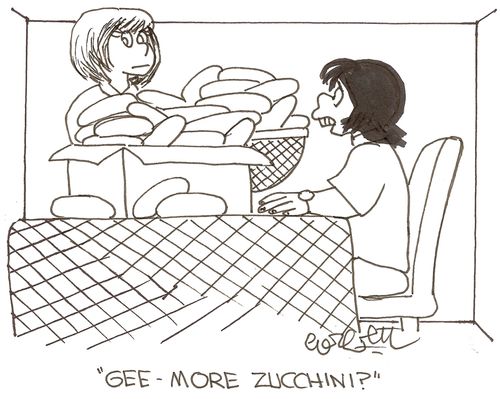 'Gee - More Zucchini?'