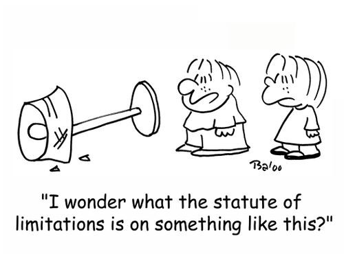 'I wonder what the statue of limitations is on something like this?'